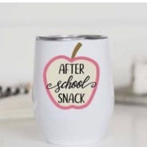 After school snack wine tumbler